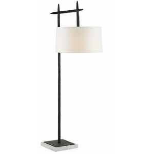 Eileen 60.00 watt Blackened Iron Floor Lamp Portable Light