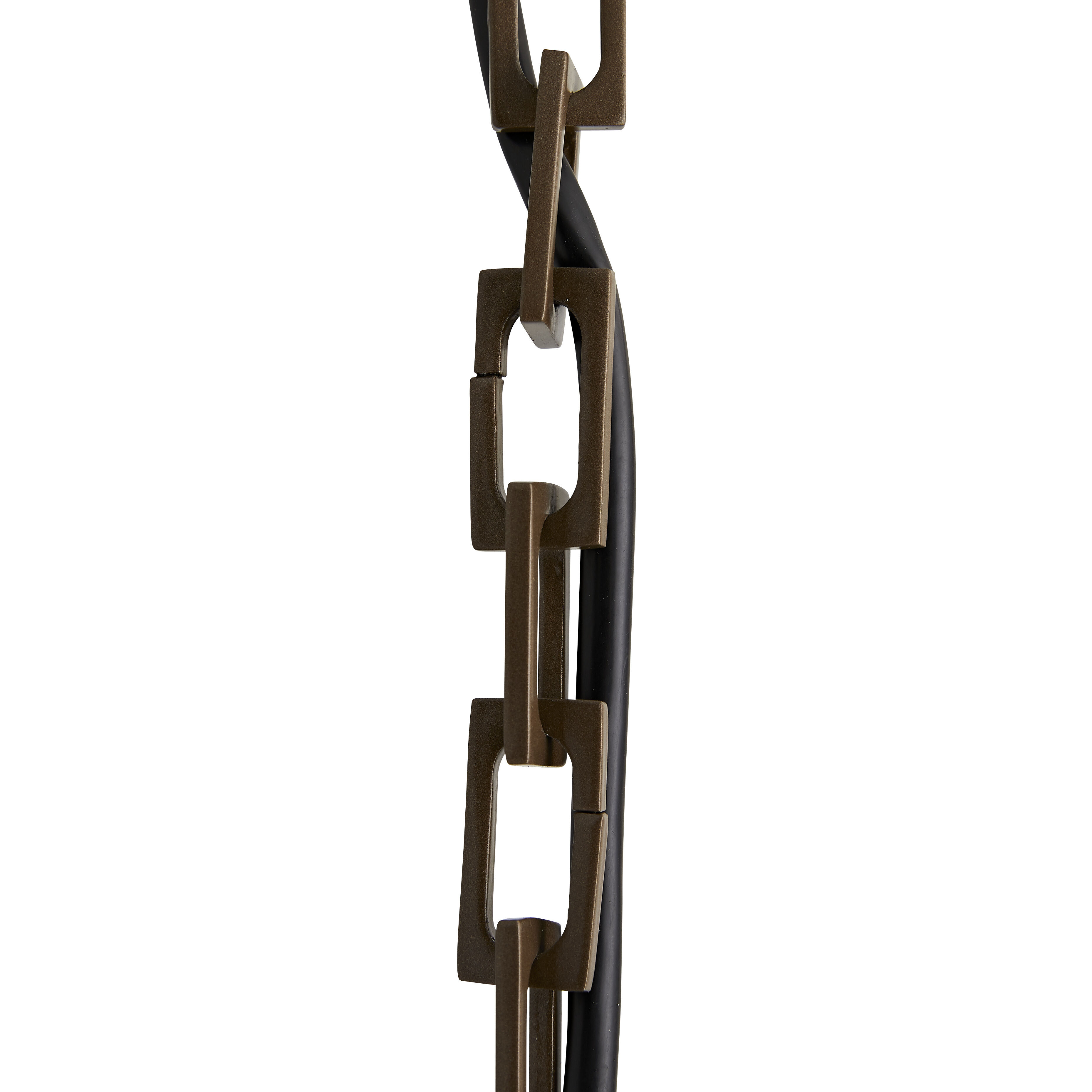 Shani 3 Light 13.5 inch Aged Brass Outdoor Pendant