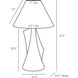 Bruce 31.5 inch Table Lamp Portable Light