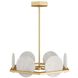 Savion 29 inch White Chandelier Ceiling Light