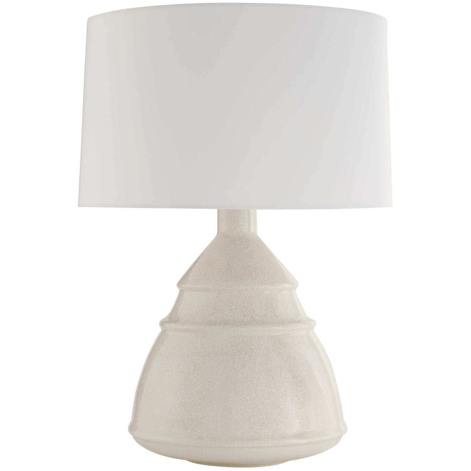 Matteo 24 inch 150.00 watt Ivory Stained Crackle and Antique Brass Table Lamp Portable Light