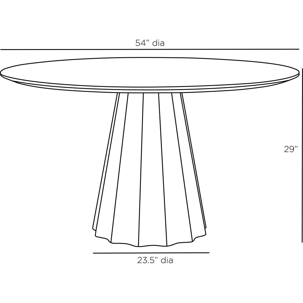 Rinny White Dining Table