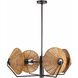Coleman 4 Light 34 inch Natural Chandelier Ceiling Light