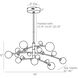 Maser 18 Light 45 inch Antique Brass Chandelier Ceiling Light