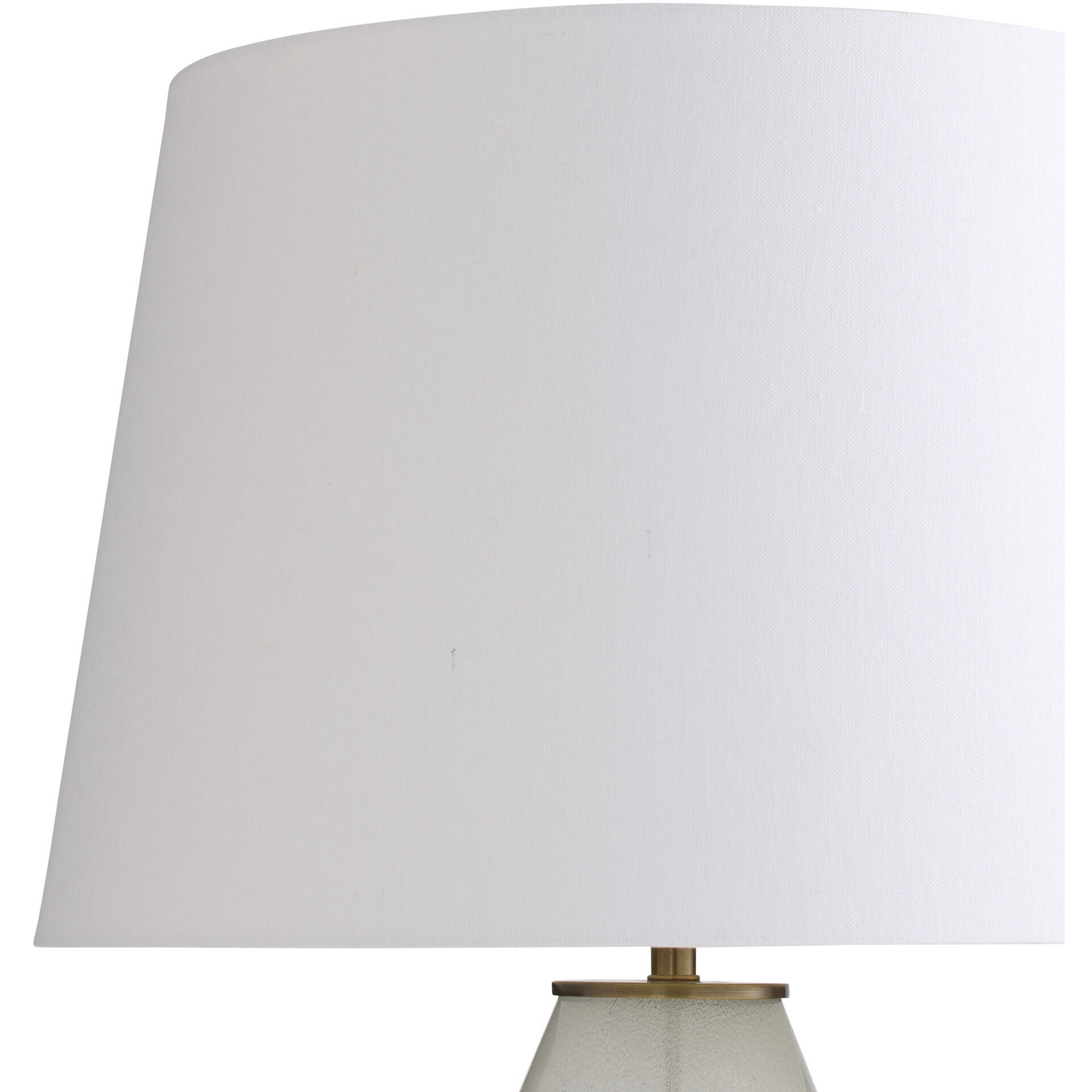 Tiber 30 inch 150.00 watt Clear and Antique Brass Table Lamp Portable Light