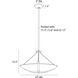 Karlsen 3 Light 23 inch Antique Brass Semi-Flush Mount Ceiling Light