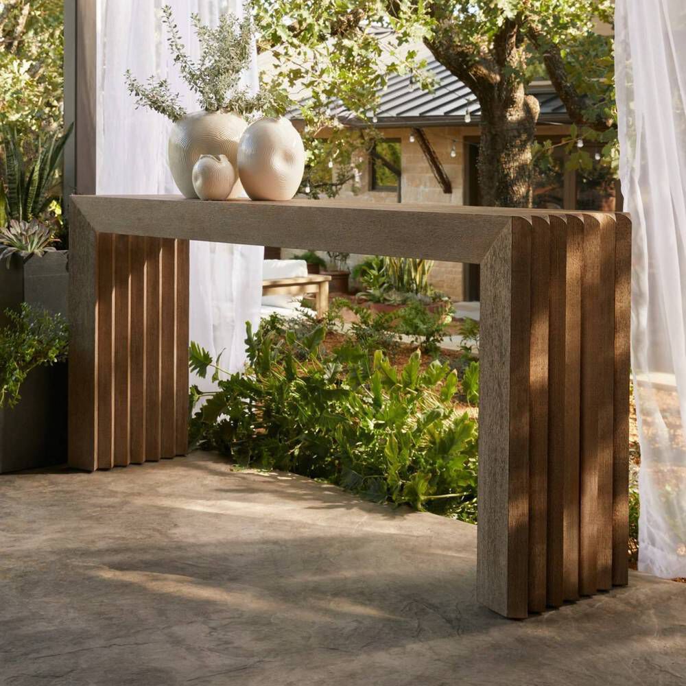 Delano 78.5 X 36.5 inch Willow Outdoor Console