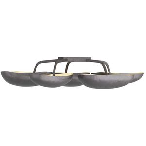Theo 54.5 inch Blackened Iron Flush Mount Ceiling Light
