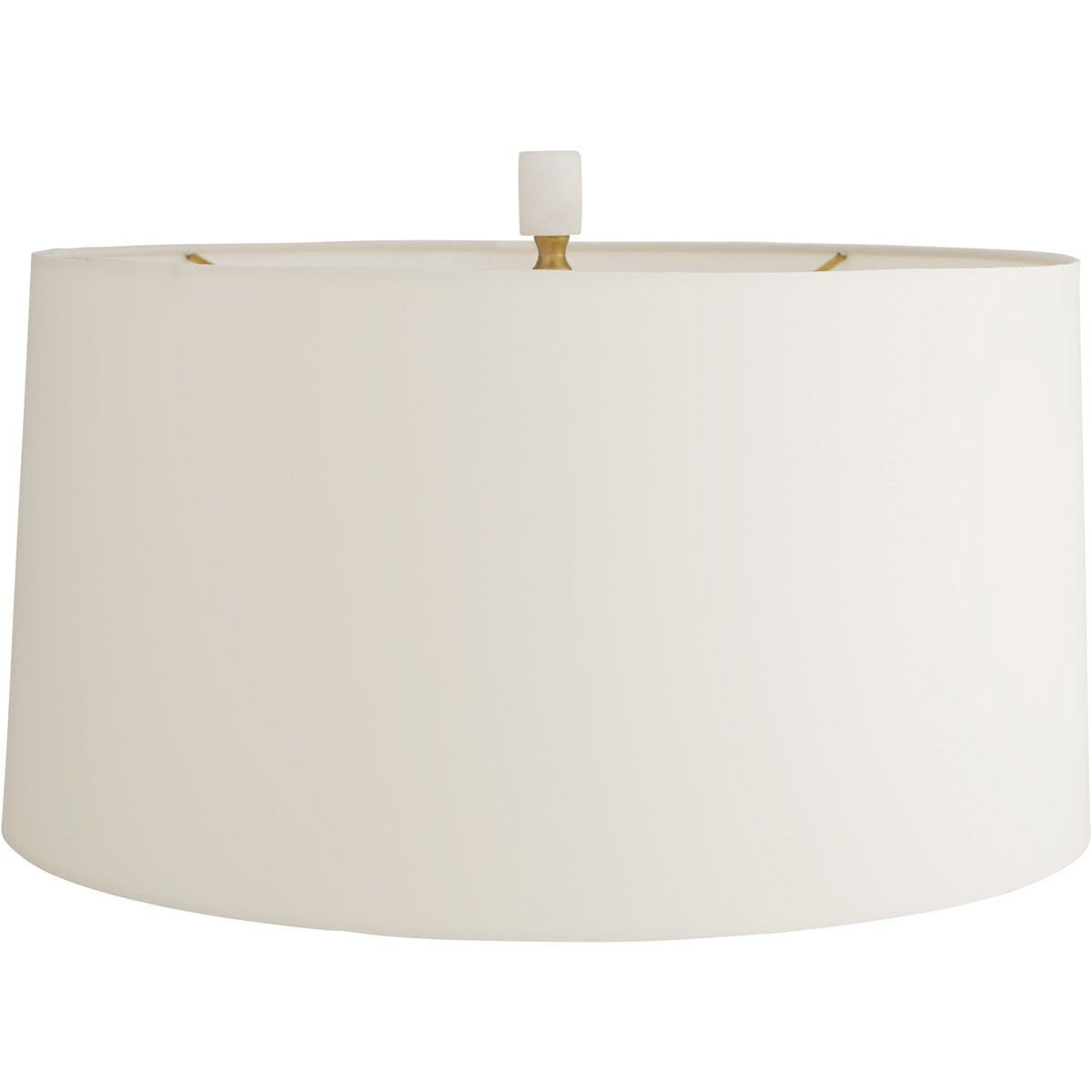 Dosman 31 inch 150 watt Snow Marble and Antique Brass Table Lamp Portable Light