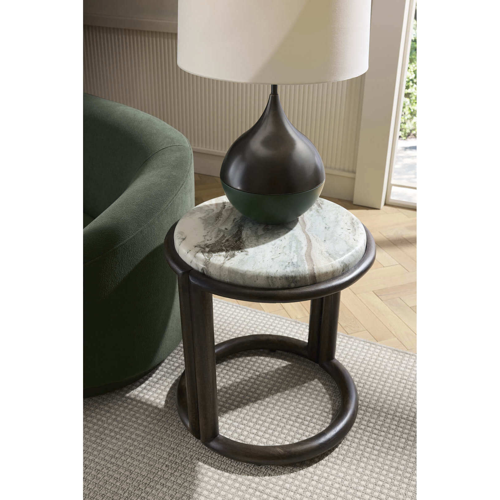 Mckenna 22.5 inch Toronto and Umber End Table