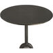 Miles 12 inch Vintage Bronze and Graphite Accent Table
