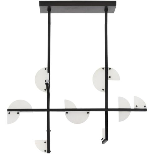 Nova 14 Light 39.5 inch English Bronze Linear Chandelier Ceiling Light