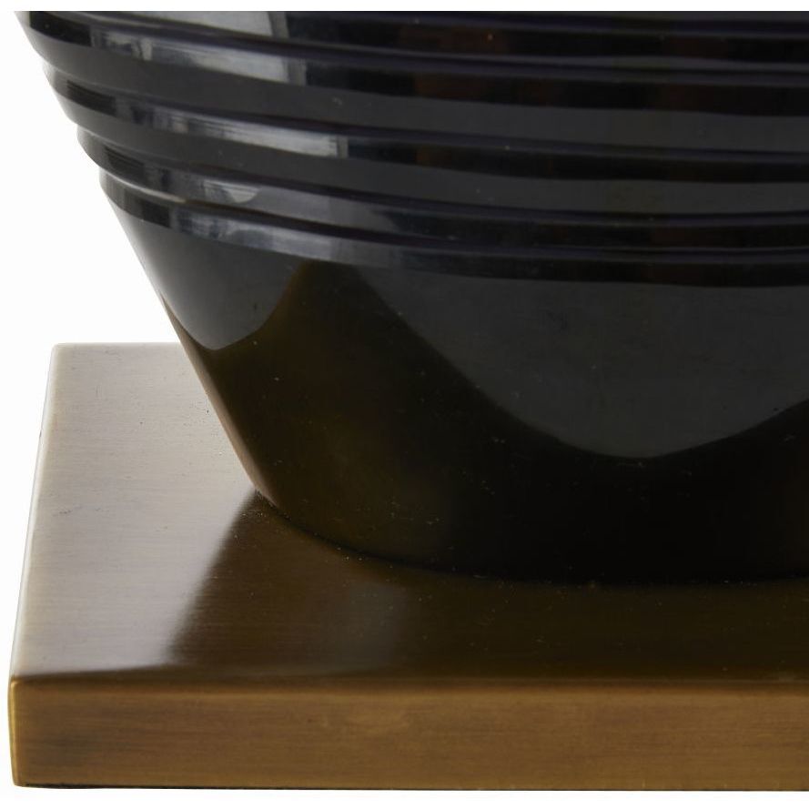 Estrada 150.00 watt Navy Optic Table Lamp Portable Light