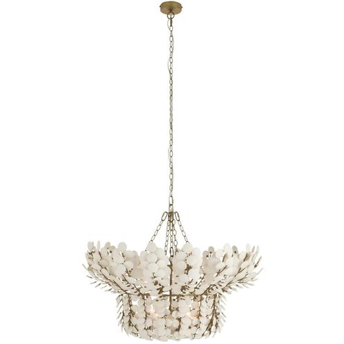 Bilal 8 Light 40 inch Antique Brass Chandelier Ceiling Light