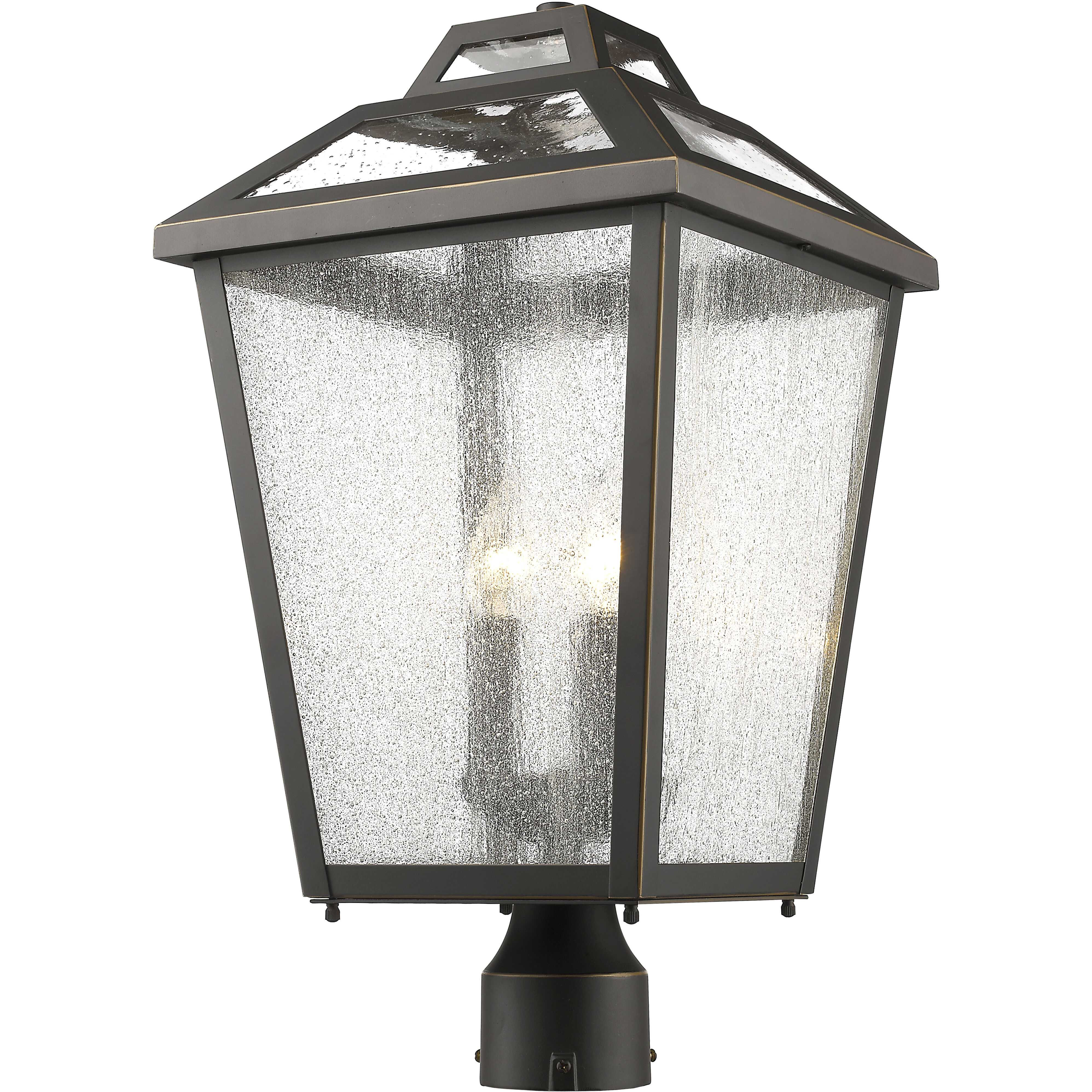 Bayland 3 Light 11.00 inch Post Light & Accessory