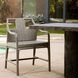 Newton Chartreaux Gray and Gray Outdoor Dining Chair