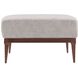 Laurette 18 inch Moonlight Grid Ottoman