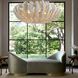 Bilal 6 Light 52 inch Ivory and Antique Brass Chandelier Ceiling Light