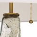Scylla 34 inch 100 watt Silver Luster and Antique Brass Table Lamp Portable Light