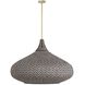 Tulum Black Pendant Ceiling Light