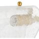 Hockless 6 Light 52 inch Antique Brass and Walnut Chandelier Ceiling Light