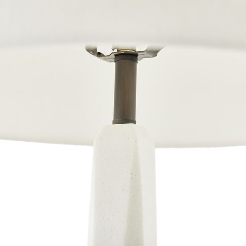 Ramira 38 inch 150.00 watt Ivory Lamp Portable Light