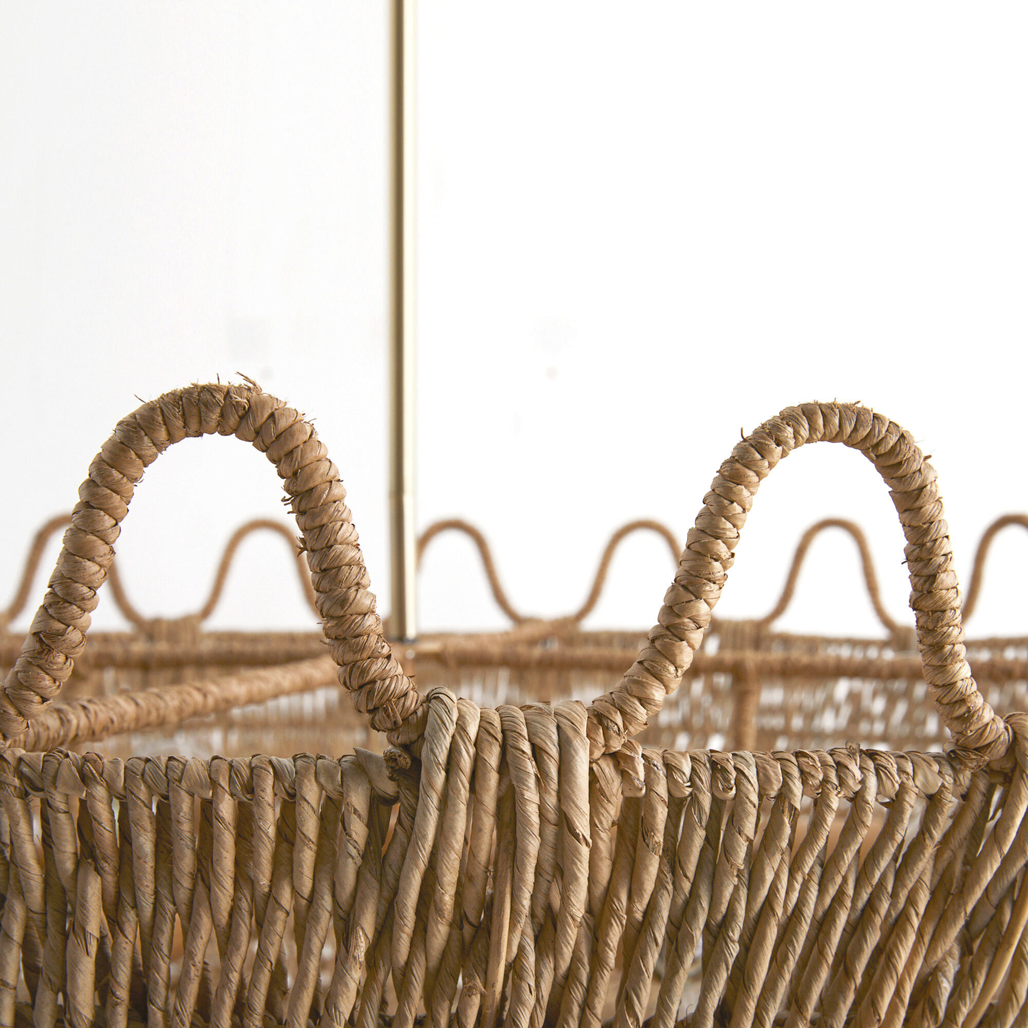 Mar 6 Light 46 inch Natural Chandelier Ceiling Light