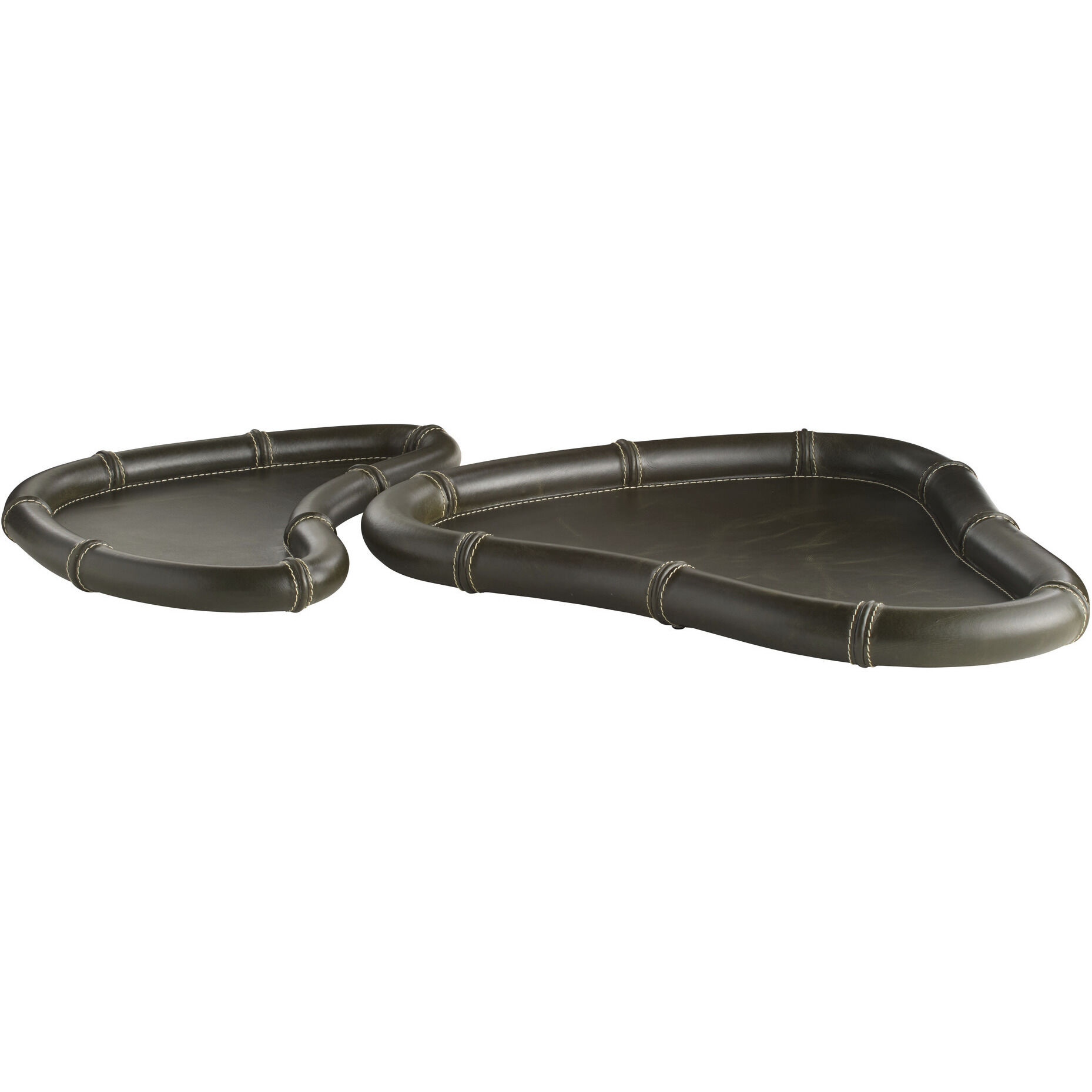 Lake Moss Trays, Set of 2