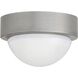 Lennon 1 Light 5.5 inch Vintage Silver Flush Mount Ceiling Light