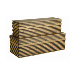 Trinity 24 inch Light Brown Boxes, Set of 2