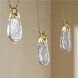 Melt 5 Light 82 inch Antique Brass Chandelier Ceiling Light