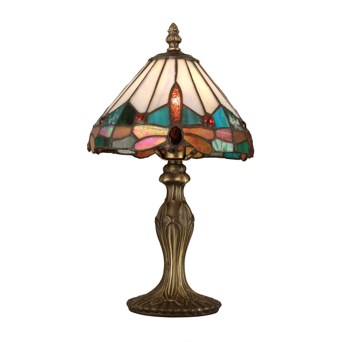 Evelyn 14 inch 60.00 watt Antique Brass Table Lamp Portable Light