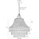 Tulane 8 Light 46 inch Natural Chandelier Ceiling Light, Large