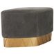 Duvall 19.5 inch Slate Grey Ottoman