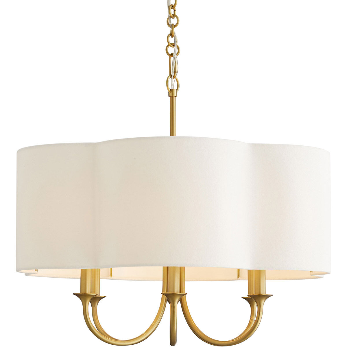 Rittenhouse 6 Light 26 inch Antique Brass Chandelier Ceiling Light, Small