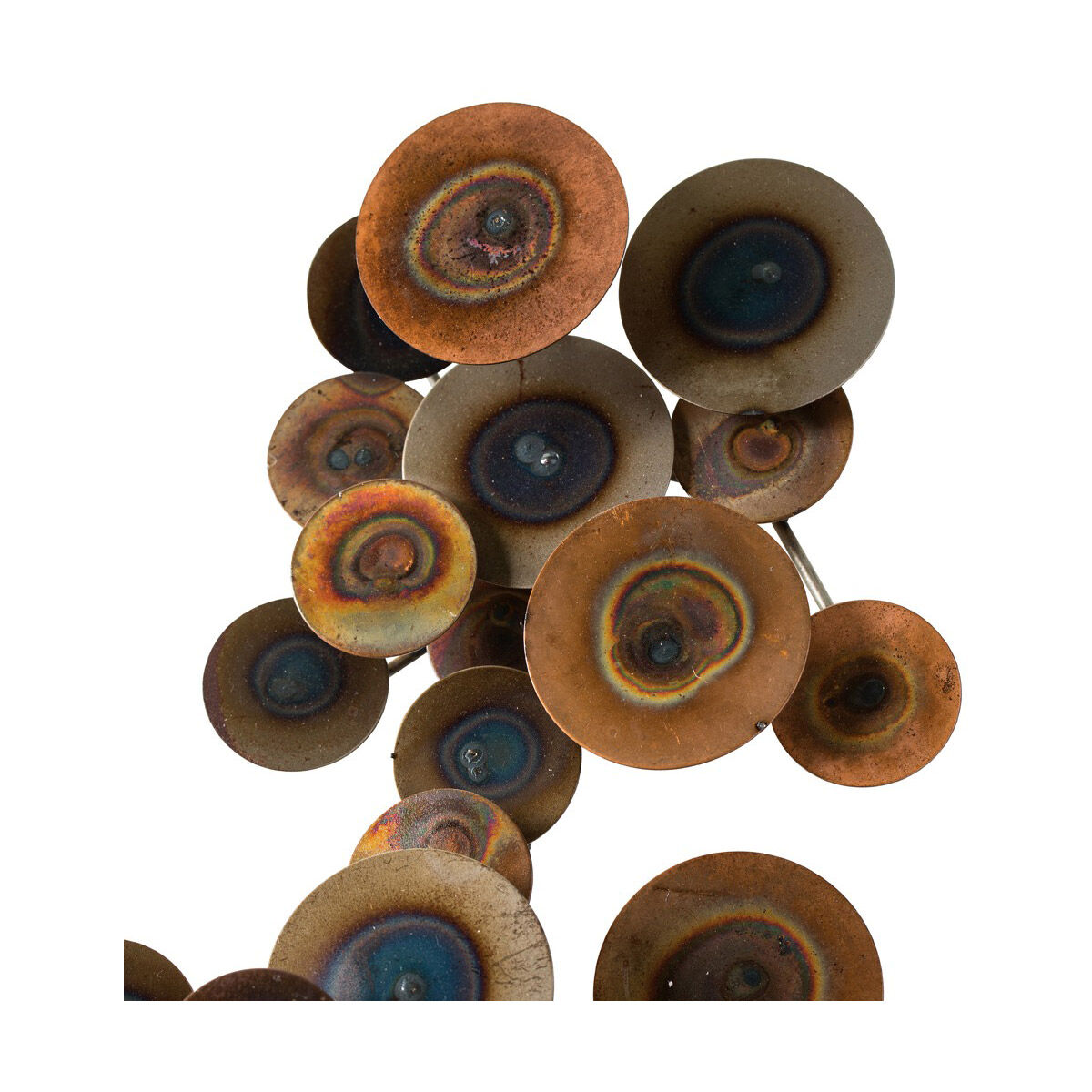 Rizzo Rusted Burnt Iron Wall Scupture