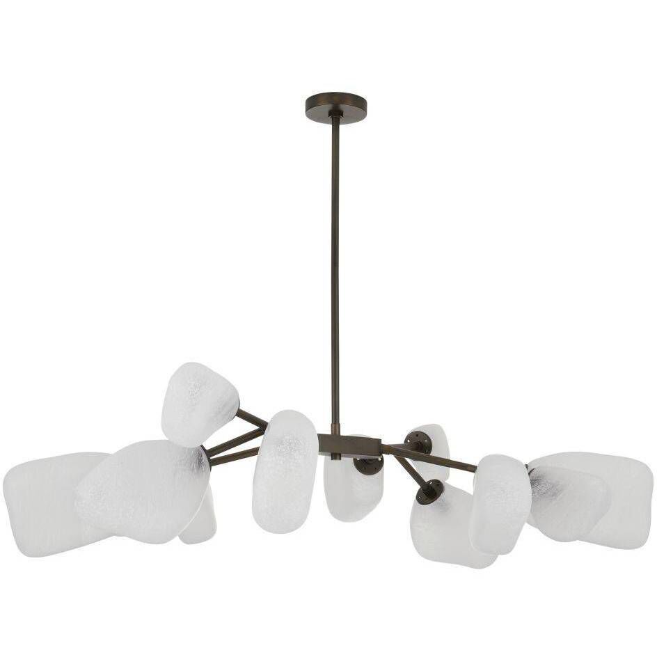 Grozny 12 Light 44 inch English Bronze Chandelier Ceiling Light