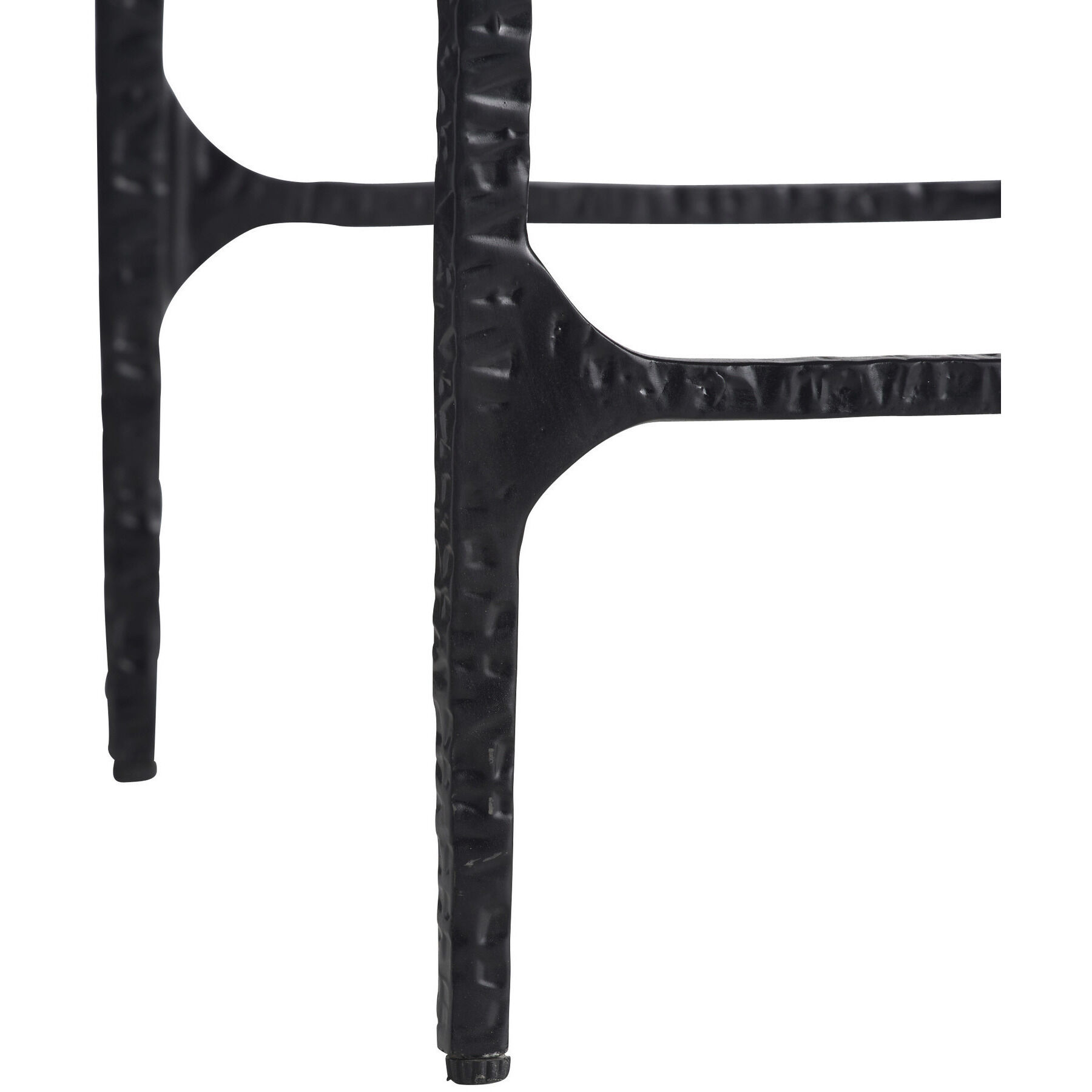 Osbourne 33.5 inch Black and Blackened Iron Counter Stool