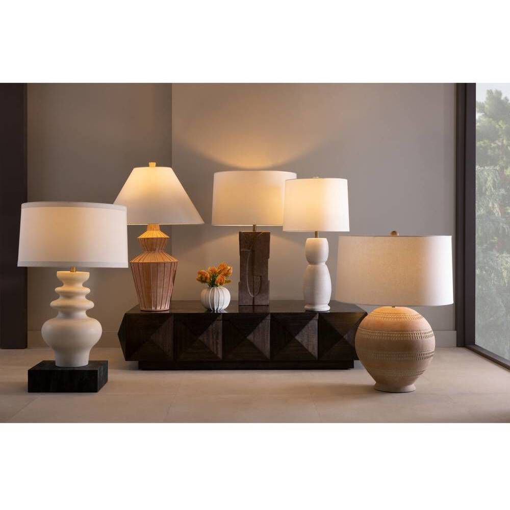 Veda 30 inch Acorn Table Lamp Portable Light