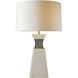 Dynasty 150.00 watt Ivory Table Lamp Portable Light