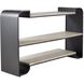 Epton Smoke Mango Wood and Blackened Bronze Bookshelf