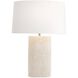 Felicity 28 inch 60.00 watt Egg Shell and Antique Brass Lamp Portable Light