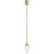 Berkley LED 6 inch Antique Brass Pendant Ceiling Light