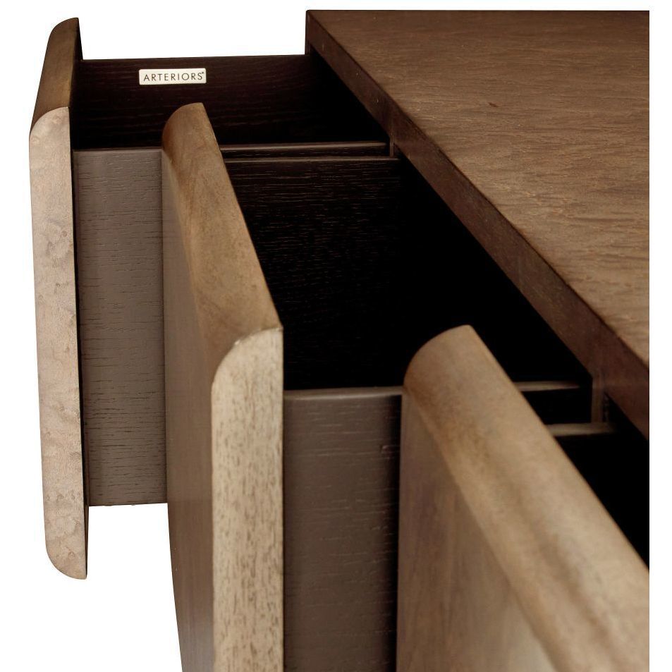 Norm Armor Burl Console Table