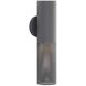 Punch 1 Light 18 inch Marine Grade Aged Graphite Outdoor Sconce, Small
