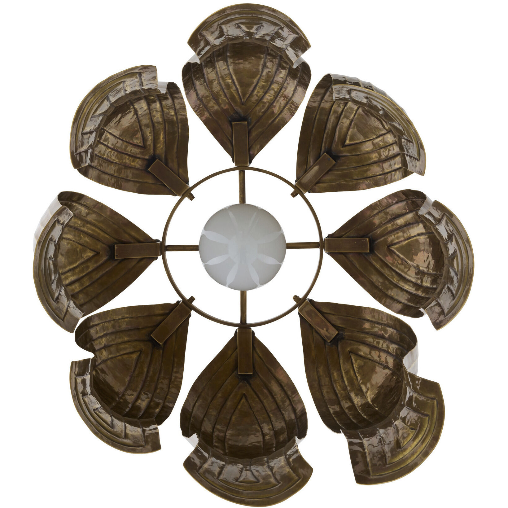 Judith 1 Light 20 inch Vintage Brass Pendant Ceiling Light