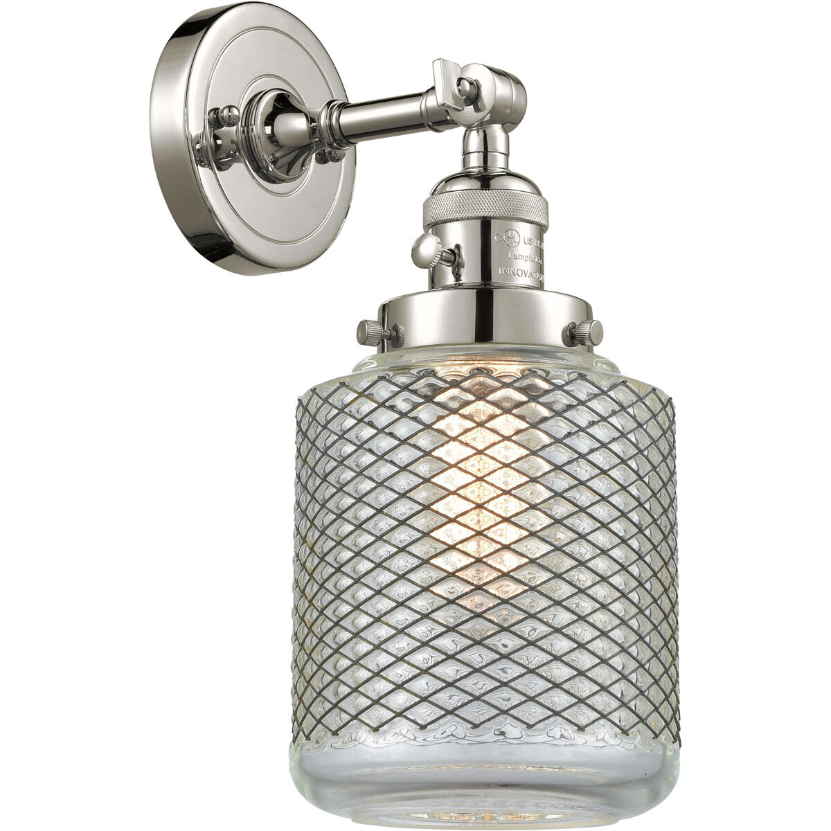 Franklin Restoration Stanton LED 6 inch Polished Nickel Sconce Wall Light, Franklin Restoration