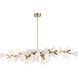 Delmar 12 Light 58 inch Clear Seedy Chandelier Ceiling Light