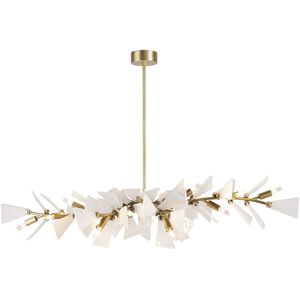 Delmar 12 Light 58 inch Clear Seedy Chandelier Ceiling Light