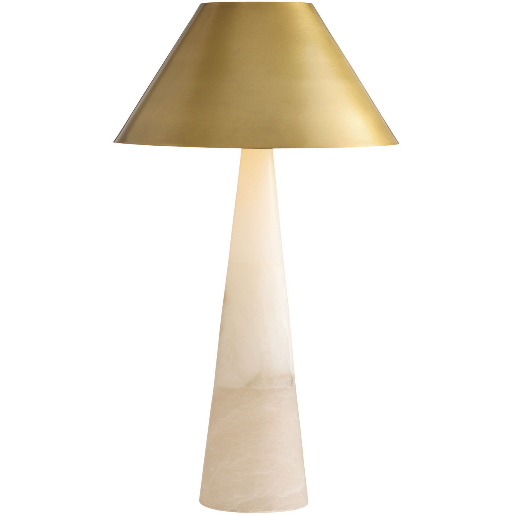 Chanell 30 inch 100.00 watt White Alabaster Table Lamp Portable Light
